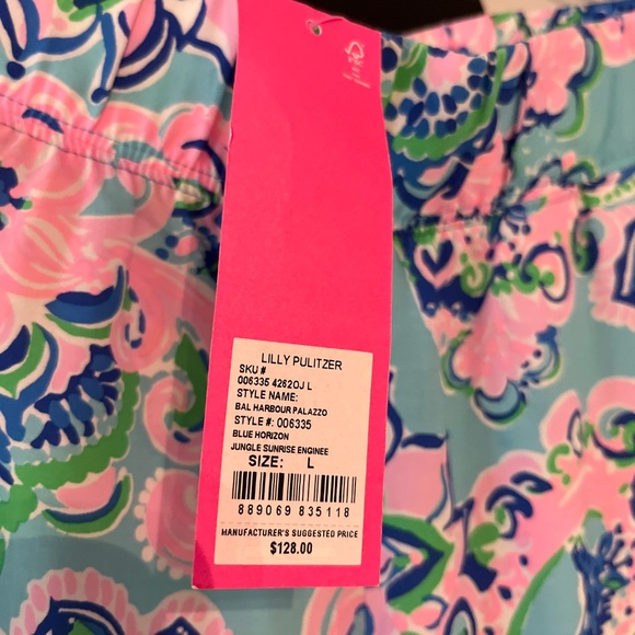 NWT Lilly Pulitzer Bar Harbor Palazzo Pants - Picture 3 of 4